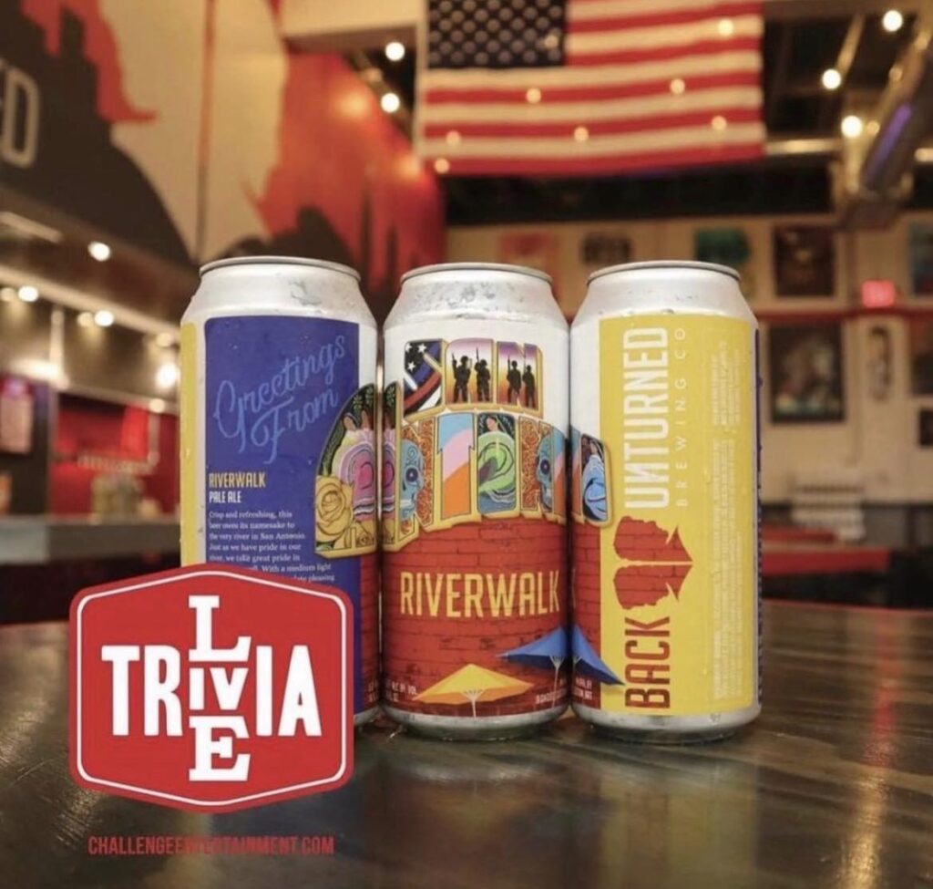 $15 mix n’ match 4 packs and Trivia tonight from 7pm-9!
