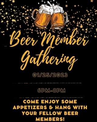 ATTENTION BEER MEMBERS!!!